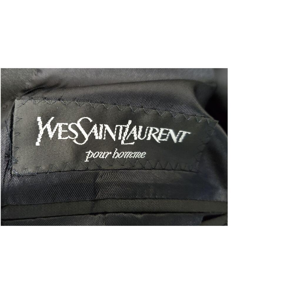 Yves Saint Laurent Pour Homme Black Tuxedo Jacket… - image 2